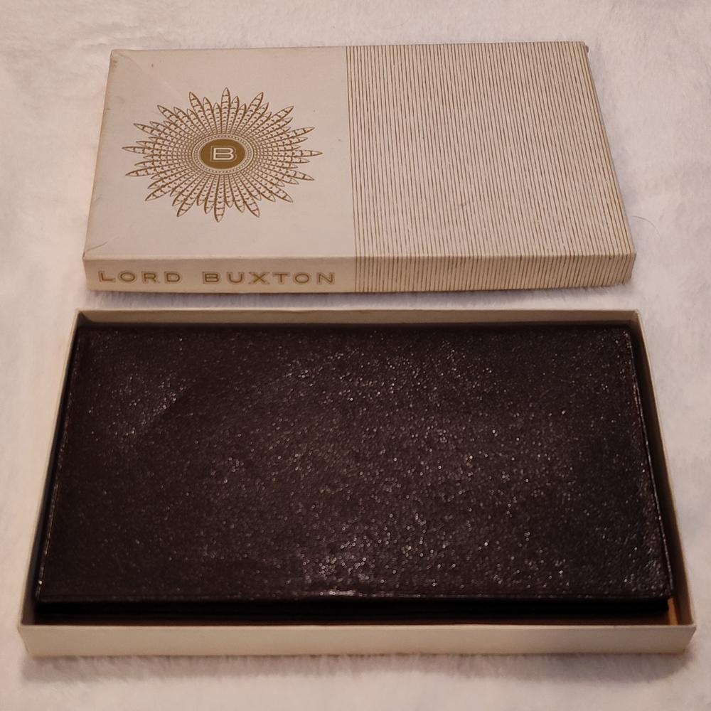Buxton Black Leather Wallet